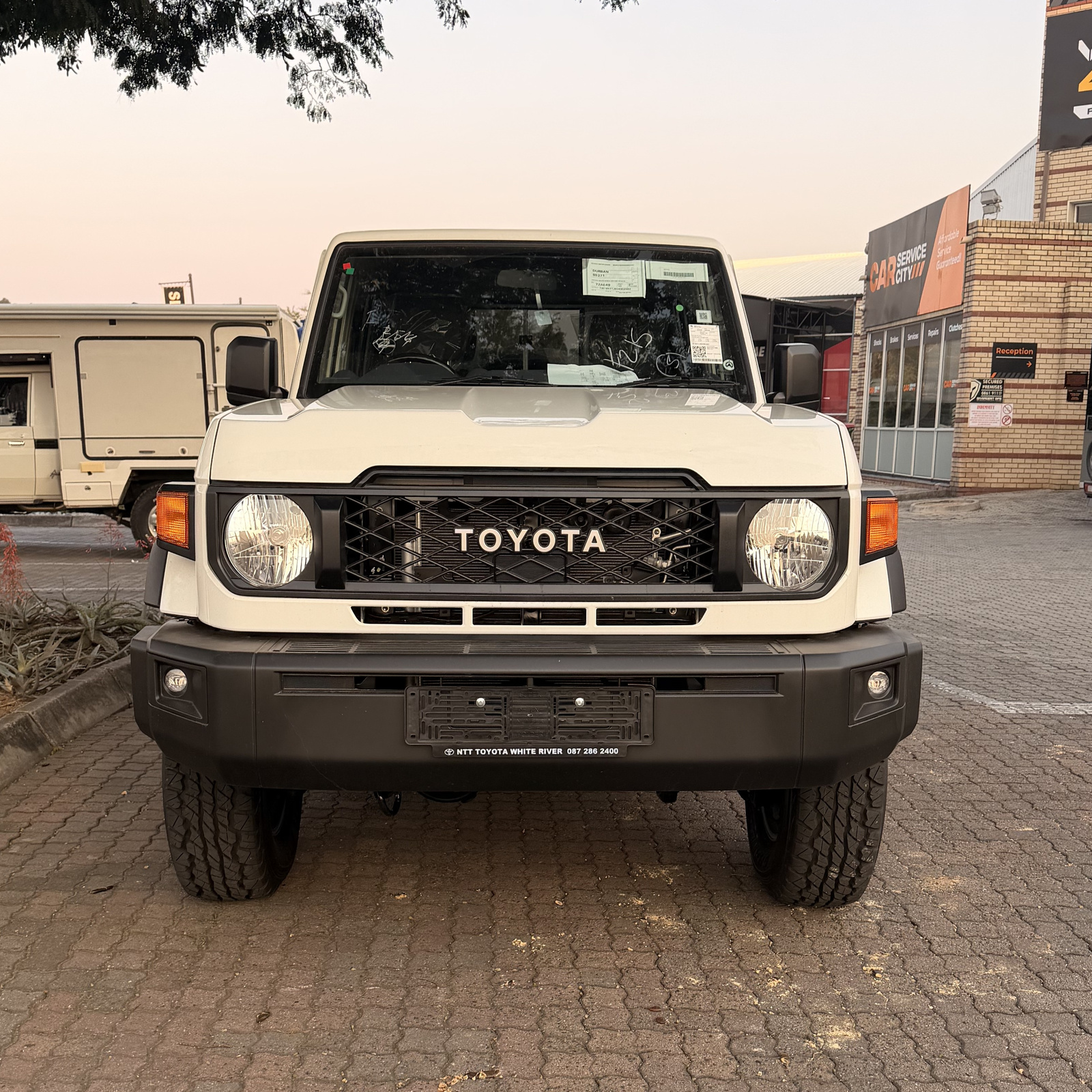 Standard Toyota Land Cruiser 79 before the Venture 4x4 build