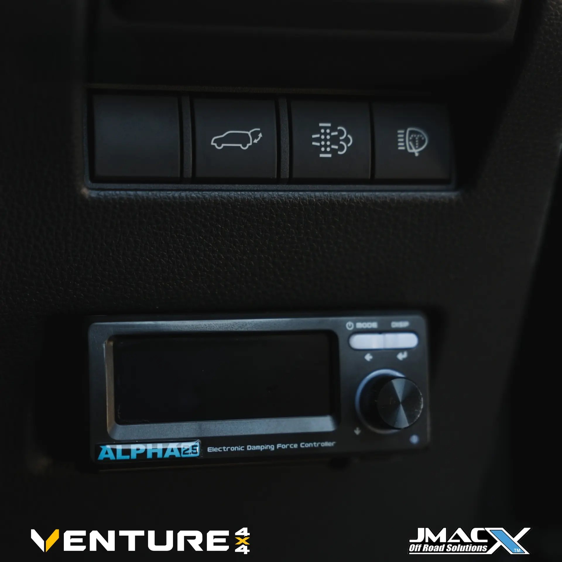 JMACX Alpha 2.5 electronic damping force controller in the cab