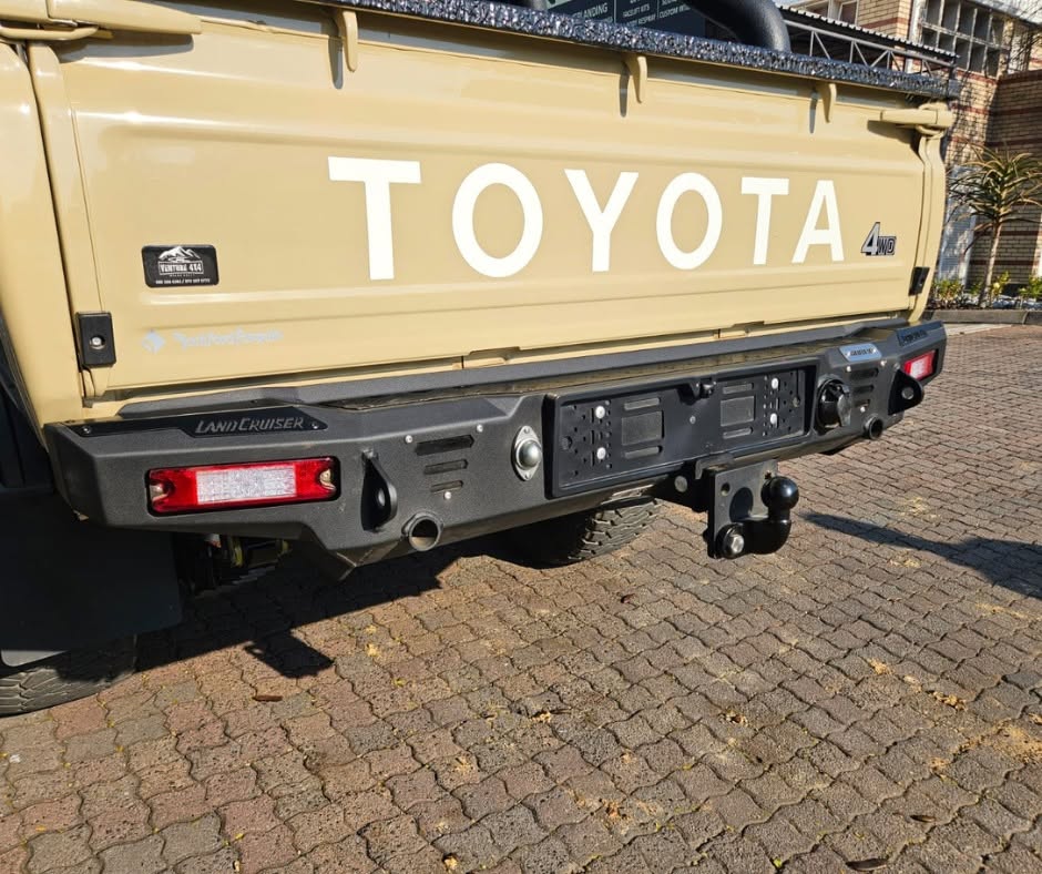 Gobi-X Stealth towbar — Charlie Cruiser — Ironman & Tough Dog Land Cruiser 79, fitted by Venture 4x4 in Nelspruit