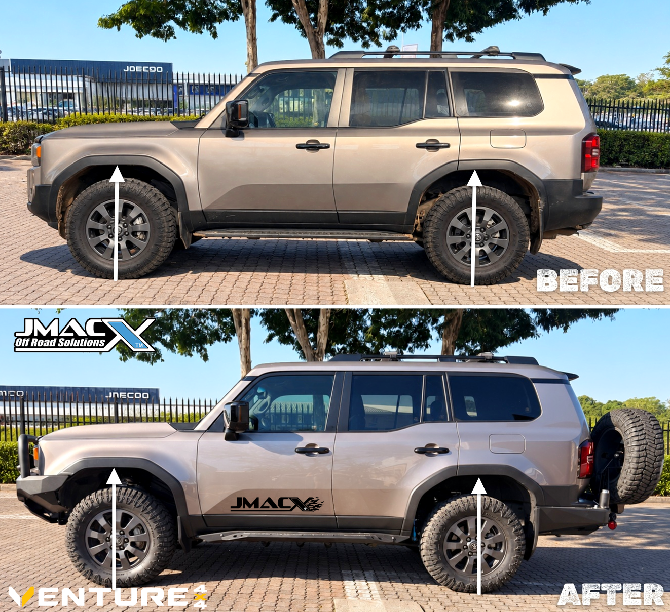 JMACX fitted to a Toyota Land Cruiser Prado 250 — Venture 4x4 Mbombela
