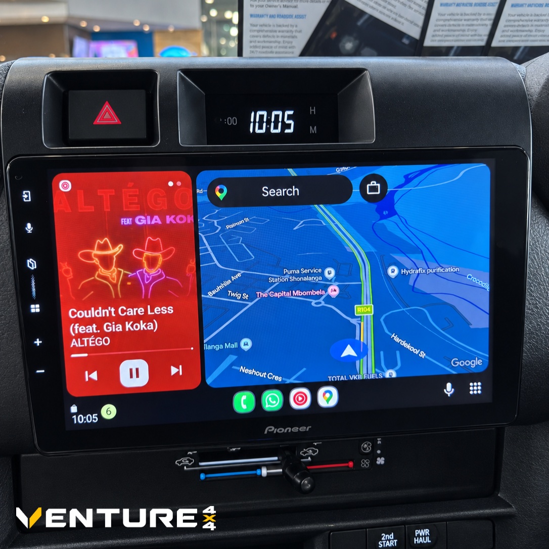 Pioneer fitted to a Toyota Land Cruiser 79 Series — Venture 4x4 Mbombela