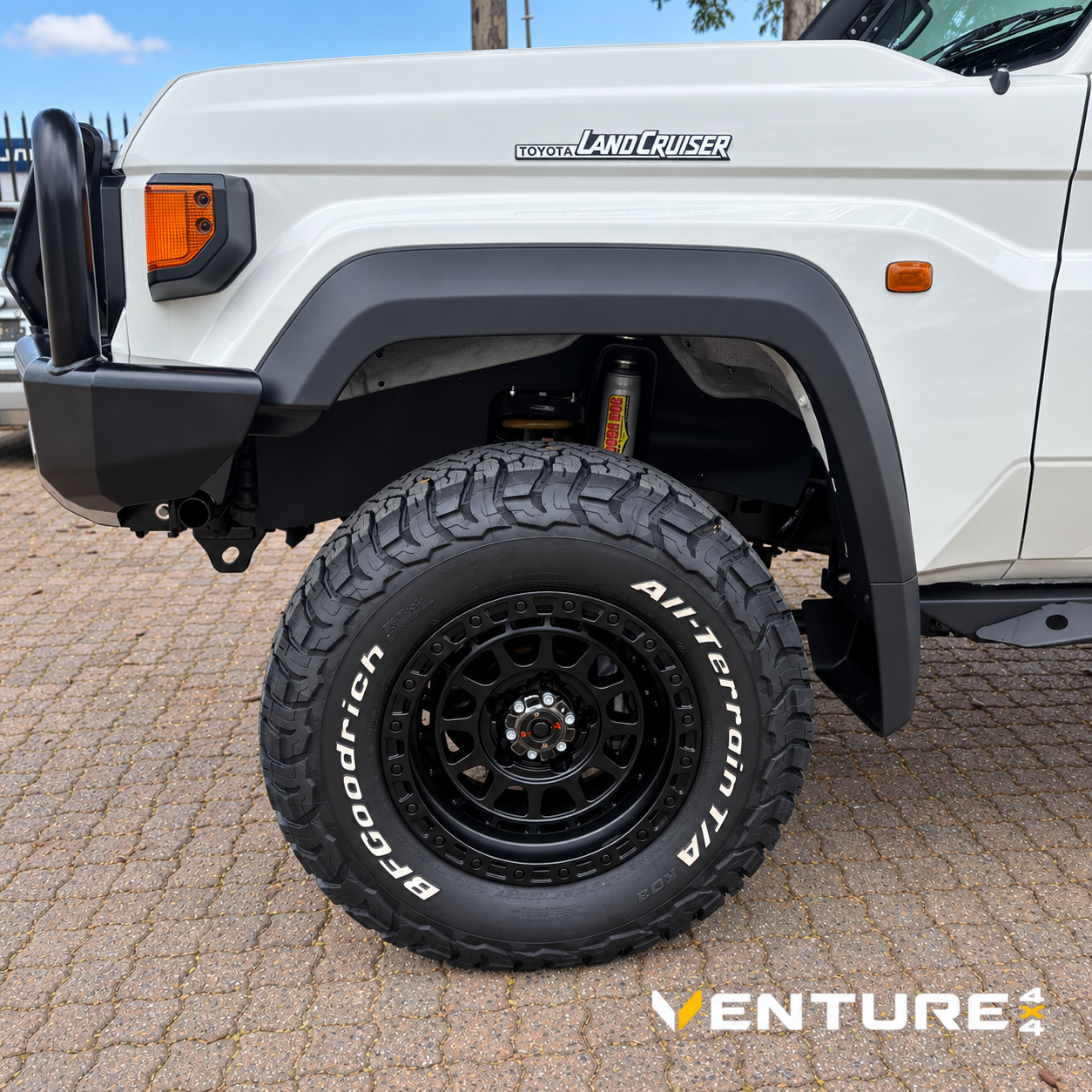 Tough Dog fitted to a Toyota Land Cruiser 79 Series — Venture 4x4 Mbombela