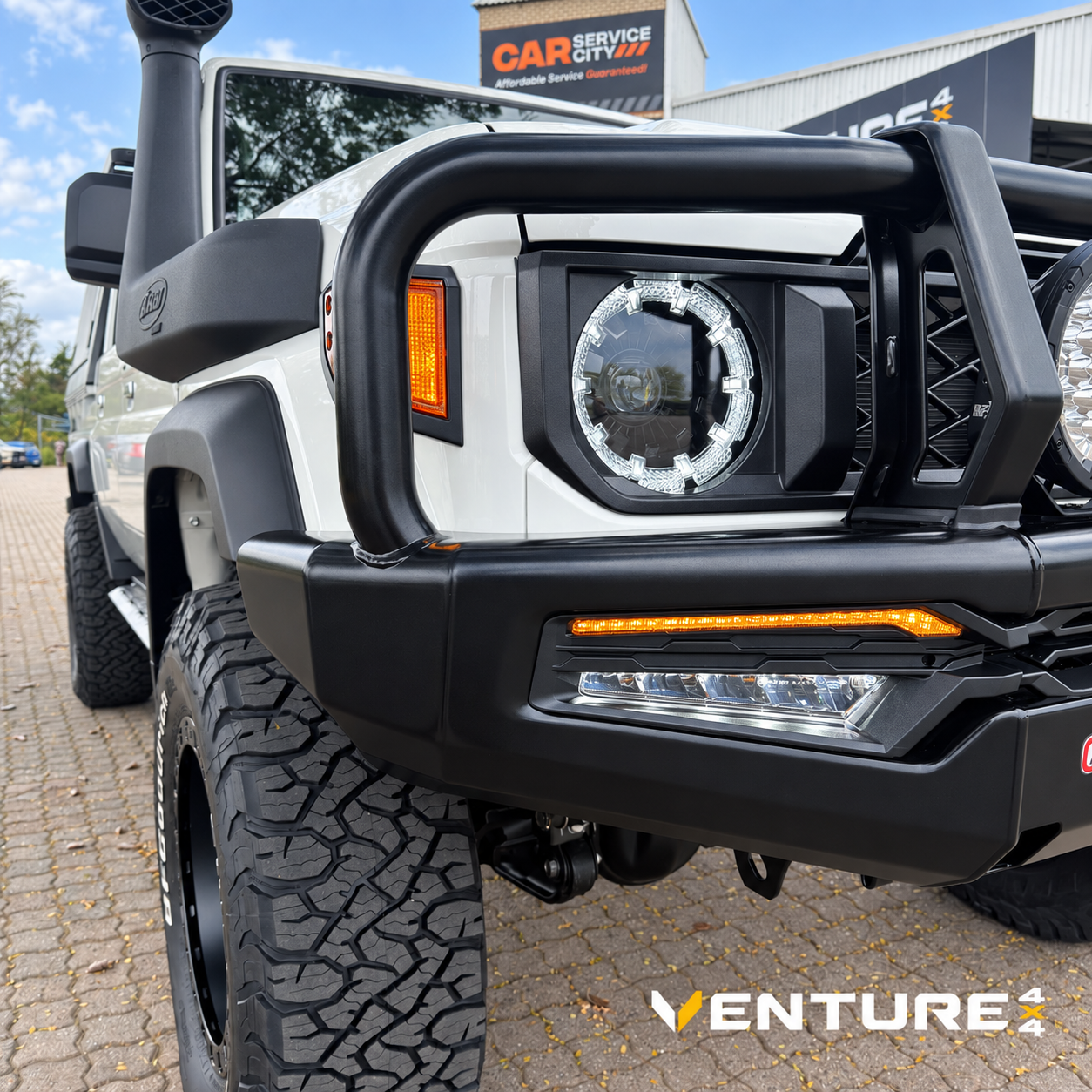 ARB fitted to a Toyota Land Cruiser 79 Series — Venture 4x4 Mbombela