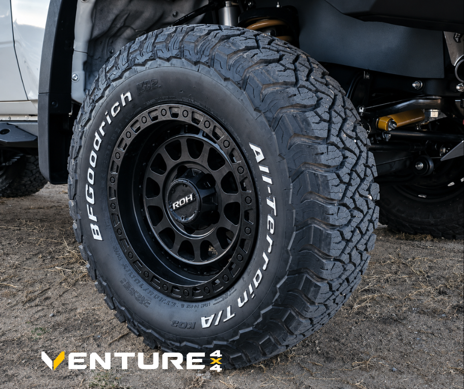 BF Goodrich tyres fitted to a Toyota Land Cruiser 79 Series — Venture 4x4 Mbombela
